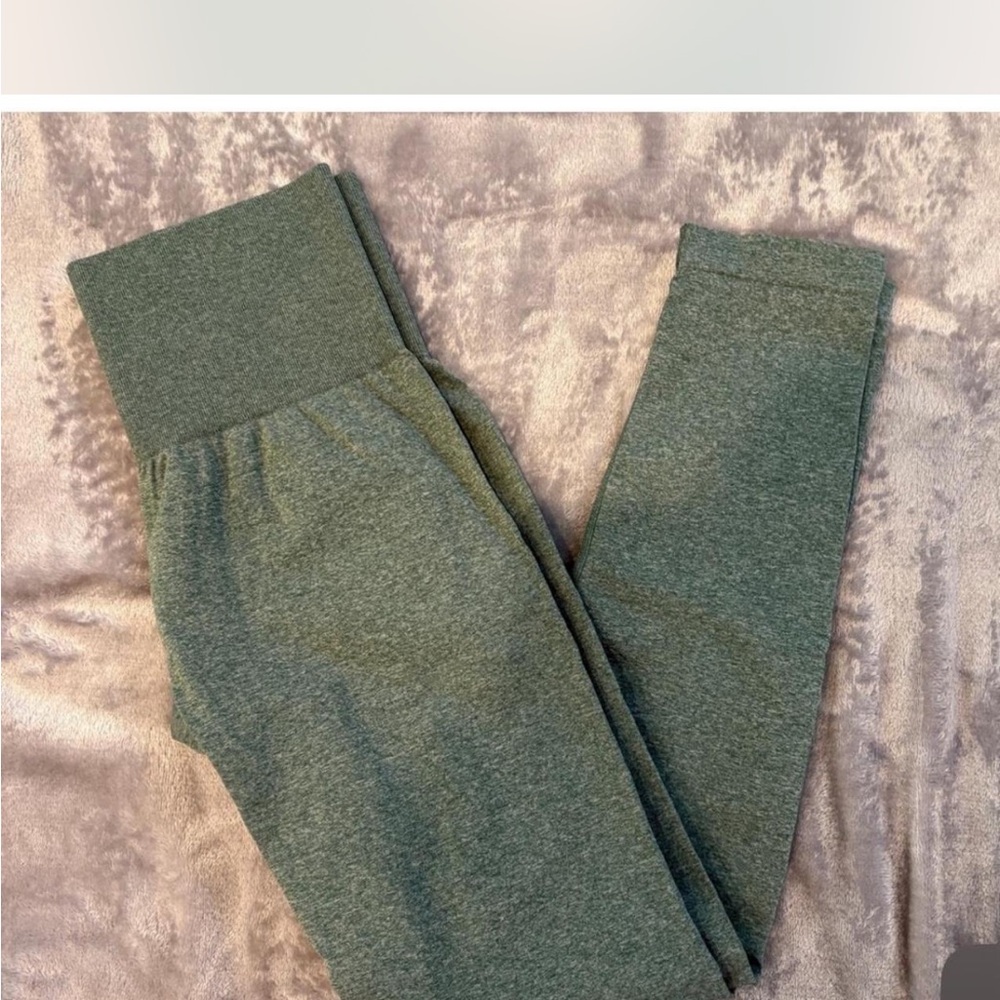 NVGTN Heather Green Leggings